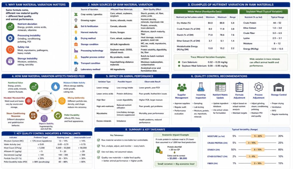 How RAW Material Variation Affects Animal Feed Quality