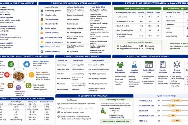 How RAW Material Variation Affects Animal Feed Quality