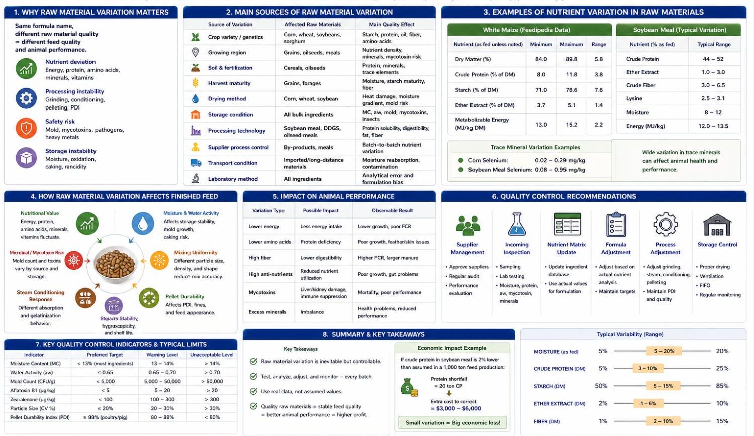 How RAW Material Variation Affects Animal Feed Quality