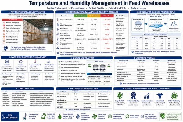 Temperature and Humidity Management in Feed Warehouses