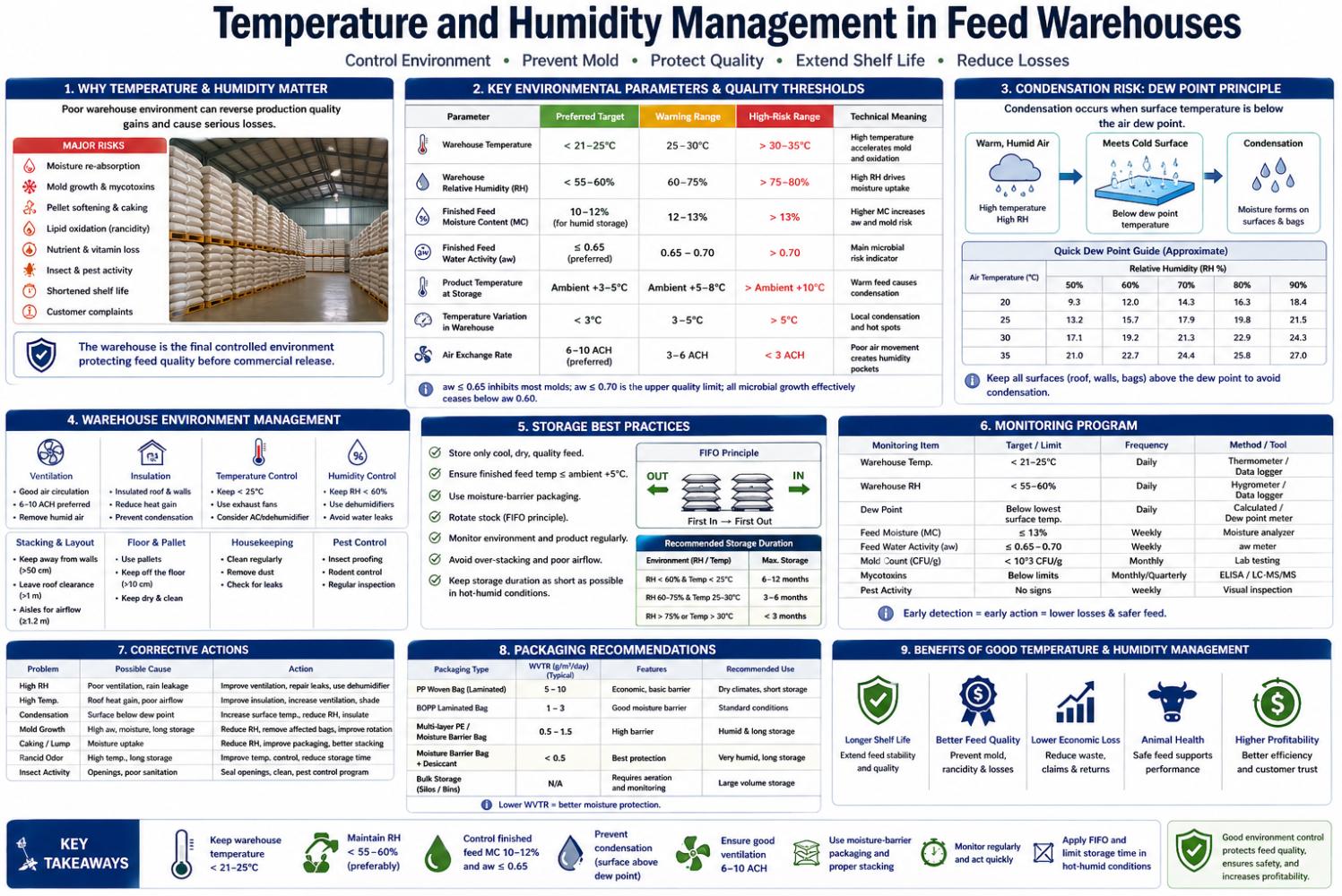 Temperature and Humidity Management in Feed Warehouses