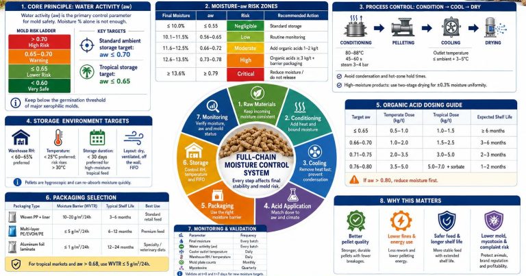 How to Increase Feed Moisture Safely Without Mold Risk？